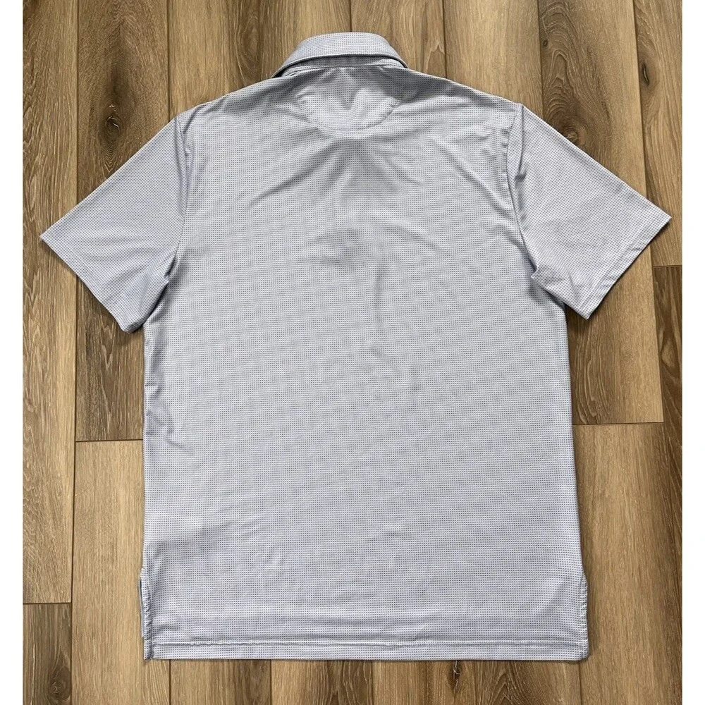 RLX RALPH LAUREN Golf Polo Shirt Mens XL Blue Dot S/S Performance Super Soft